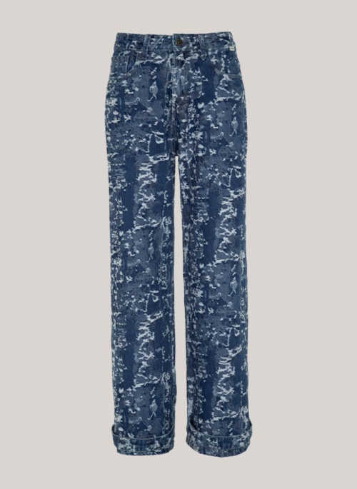 Calça Jeans Super Wide Kyoto John John Feminina