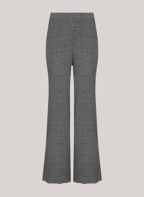 Calça Wide Leg Lia Silver John John Feminina