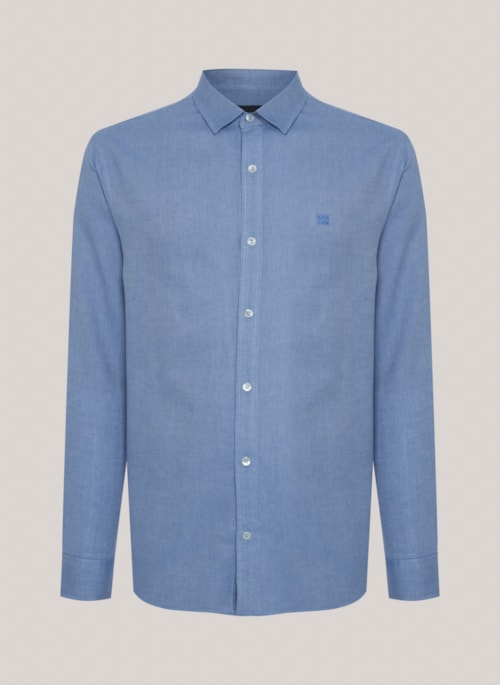 Camisa Regular Fit Ox Blue John John Masculina