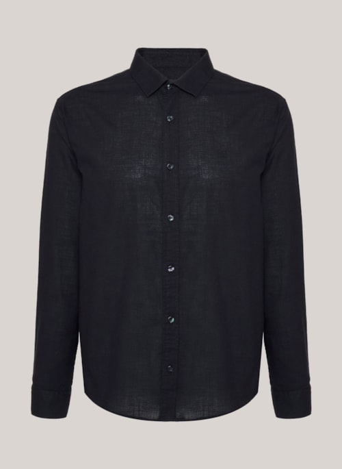 Camisa Regular Fit Rustic Black John John Masculina