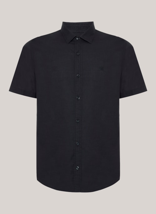 Camisa Regular Fit Rustic Black John John Masculina