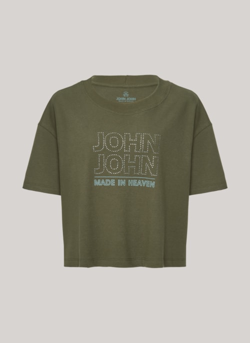 Camiseta Ampla Line Bright Verde John John Feminina