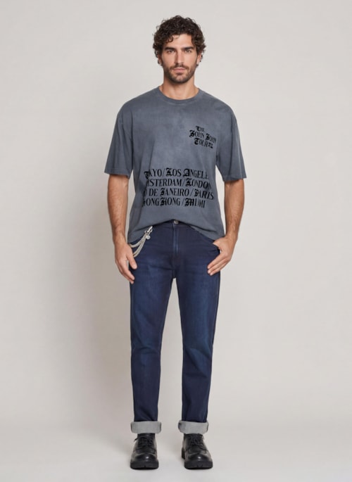 Camiseta Box Tour John John Masculina