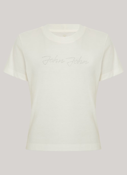 Camiseta Justa New Bright Off John John Feminina