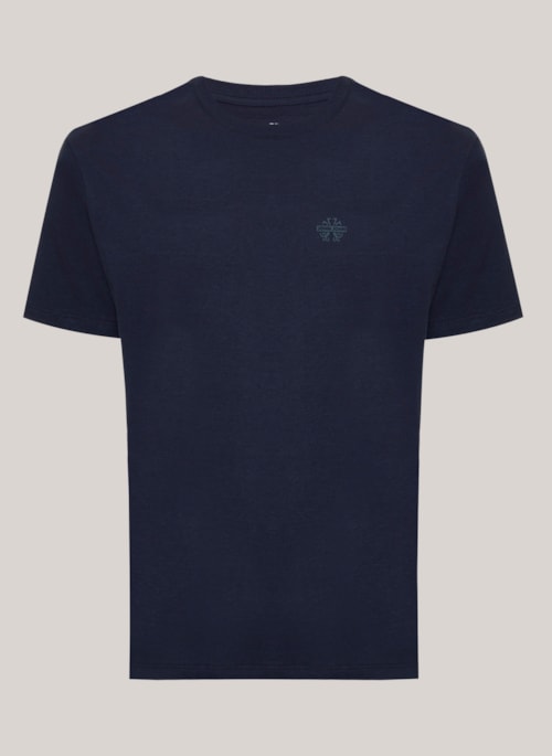 Camiseta Regular Fit Brand Marinho John John Masculina