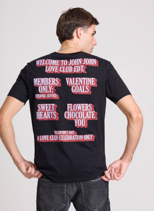 Camiseta Regular Fit Love Edt. John John Masculina