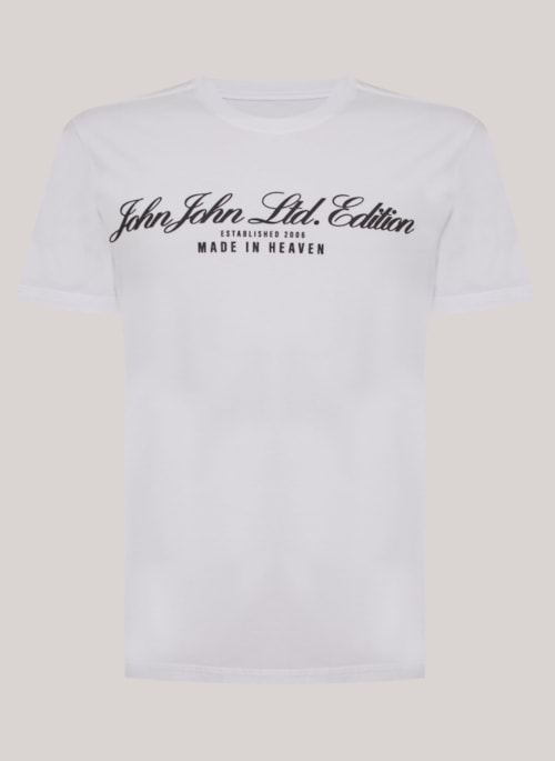 Camiseta Regular Fit Ltd Clean John John Masculina