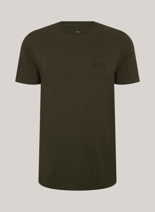Camiseta Regular Fit Militar John John Masculina
