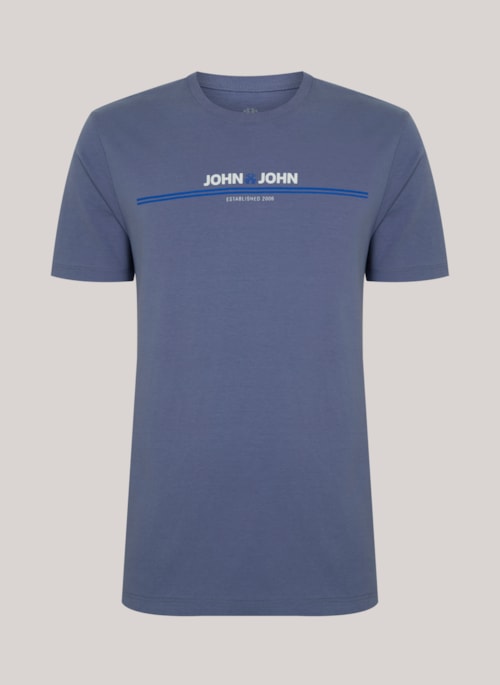 Camiseta Regular Fit Simple Lines John John Masculina