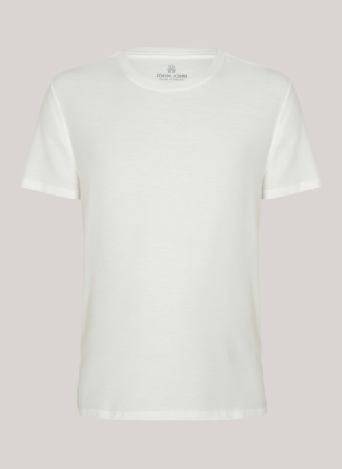 Camiseta Regular Fit Zoom Off White John John Masculina