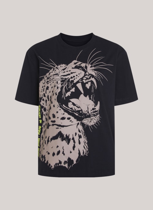 Camiseta Reta Wildness Black John John Feminina