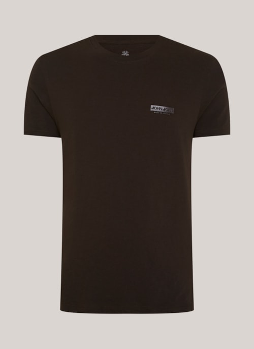 Camiseta Slim Fit Flame Marrom John John Masculina