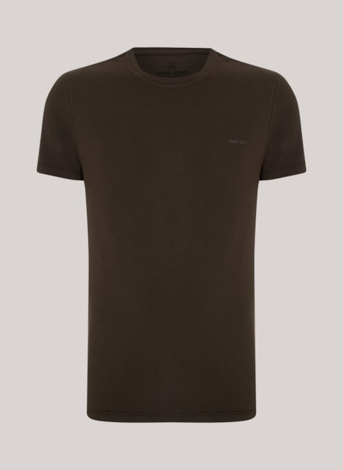 Camiseta Slim Fit John Soft Café John John Masculina