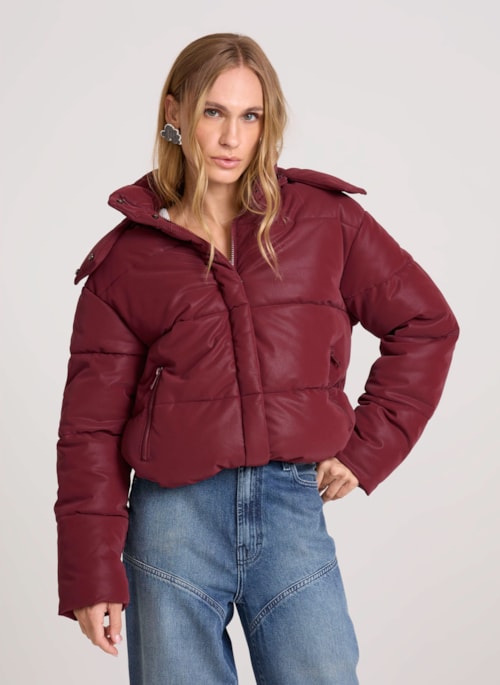 Casaco Puffer Marshmallow New John John Feminino