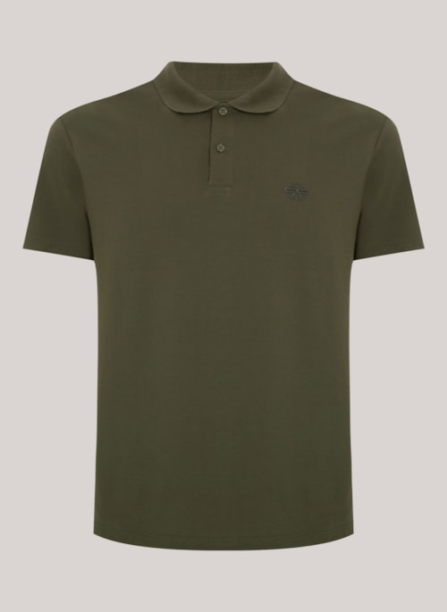 Polo Regular Fit Light Transfer Militar John John Masculina