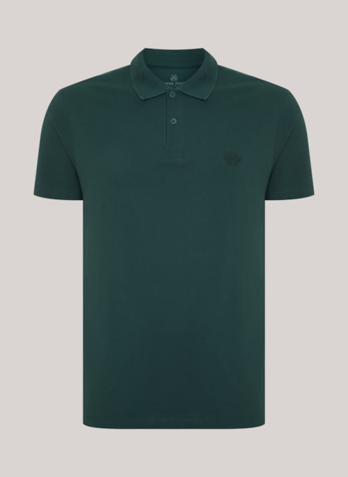 Polo Regular Fit Light Transfer Verde John John Masculina