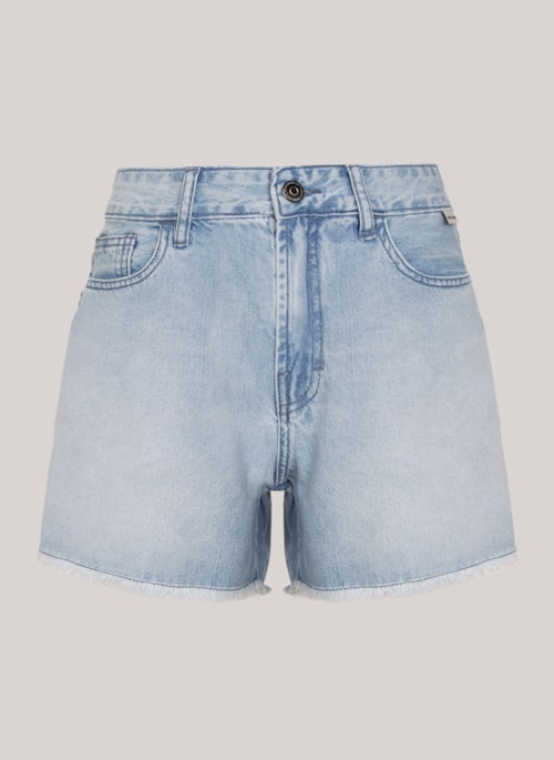 Shorts Jeans Evasê Brixton John John Feminino