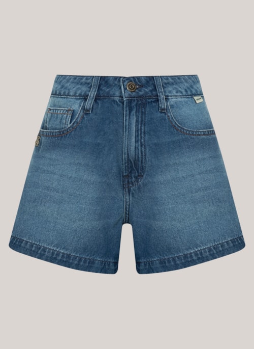Shorts Jeans Evasê Rafina John John Feminino