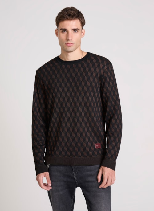 Suéter Tricot Justo Heartcore John John Masculino