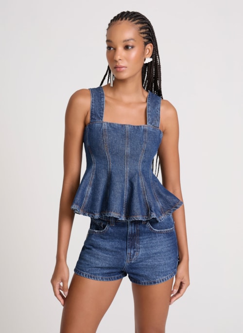 Top Jeans Justo Seattle John John Feminino