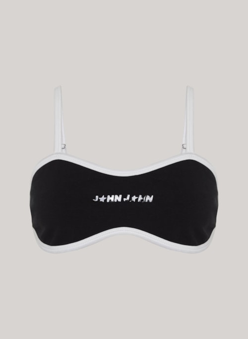 Top Justo Not So Basic John John Feminino
