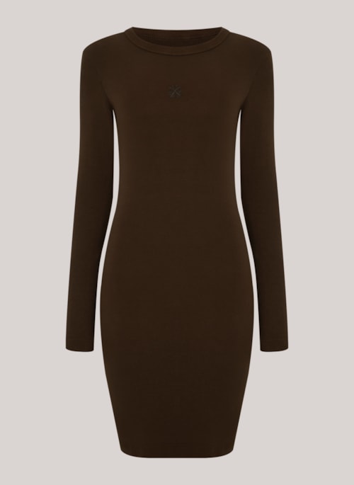 Vestido Justo Irina Marrom John John Feminino
